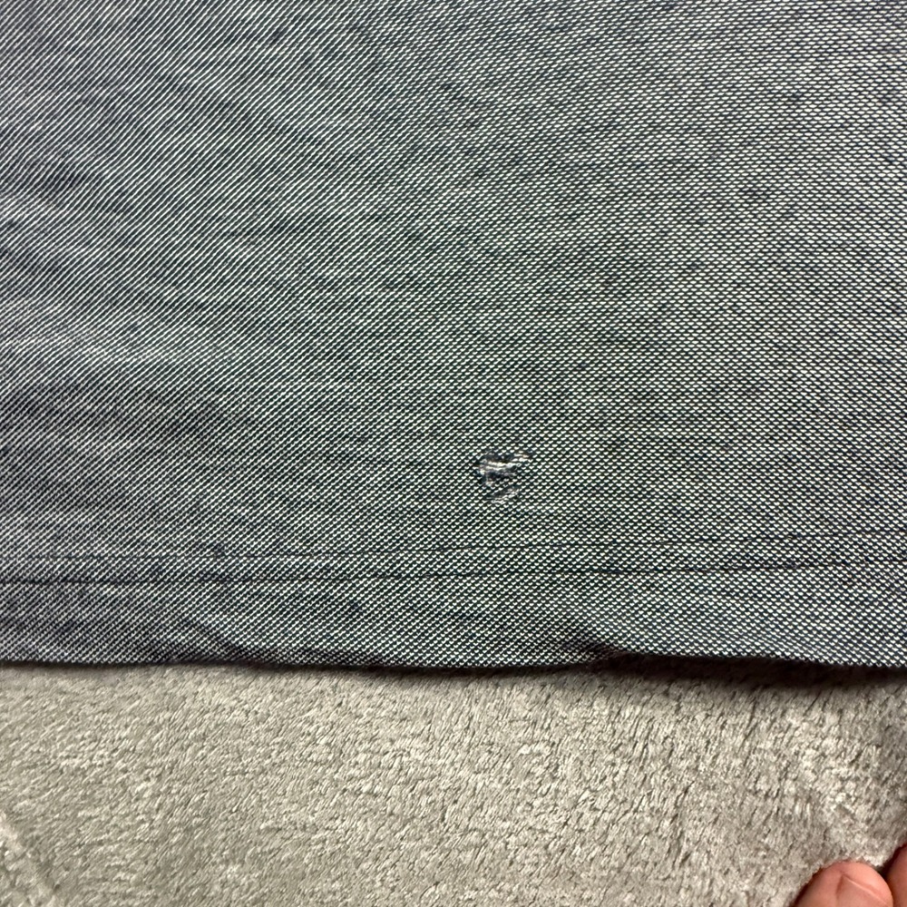 Adidas adiPure Wool Blend Crest Logo Polo Shirt Mens L Gray Cohasset Golf Club - Picture 9 of 15